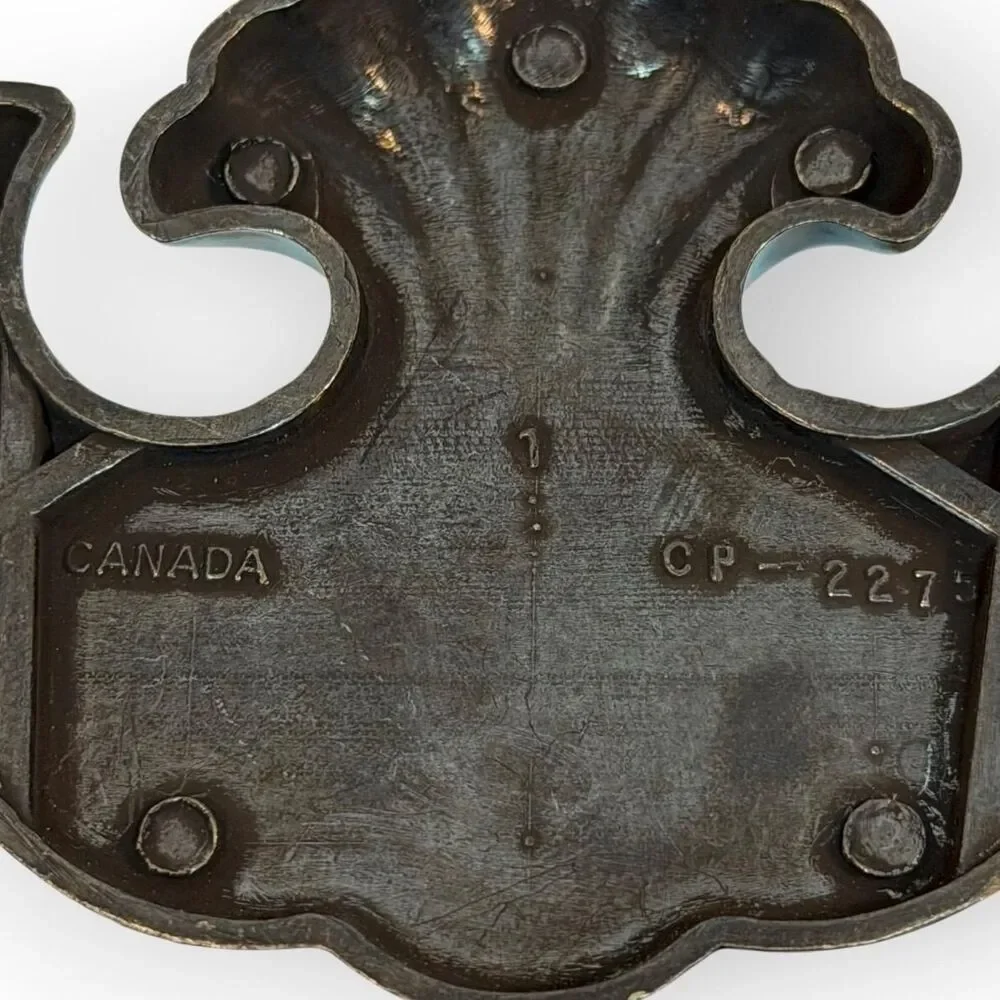 Vintage Chippendale Antique Brass Bail Pull 3” Centers Canada CP-2275